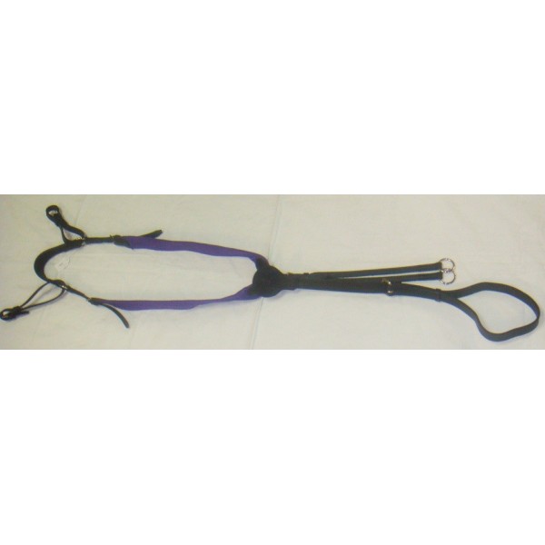 Breastplate Y-type leather with web and attachments-292