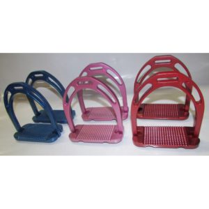 Stirrup irons aluminium wide base-583