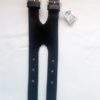 Girth extender leather double black and brown - Image 2
